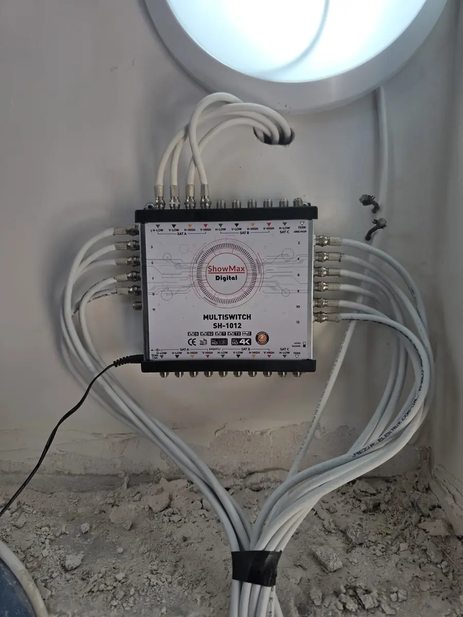 Denizli Merkezi Uydu Sistemi Multiswitch Kurulumu